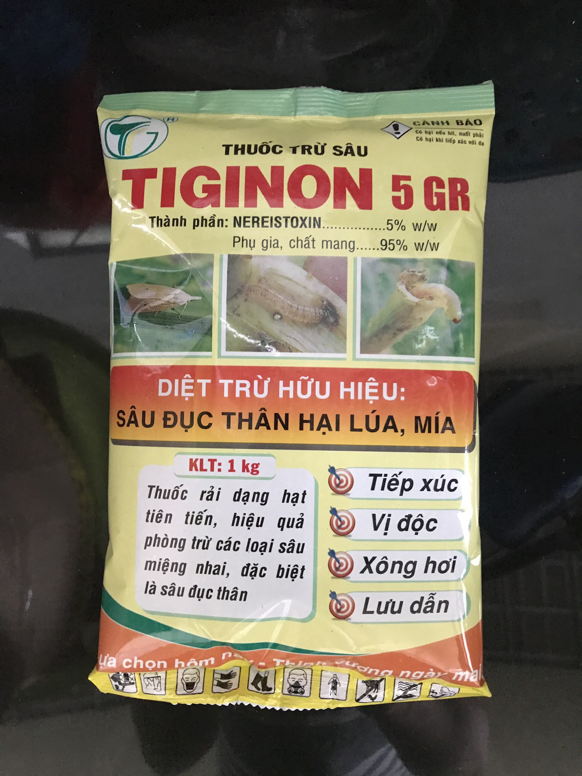 Thuốc trừ sâu dạng hạt (rải) Tiginon 5GR - Gói 1kg